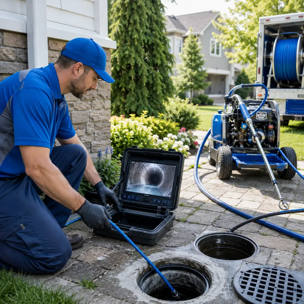 Outdoor drain cleaning professionals serving Ricketts, IA